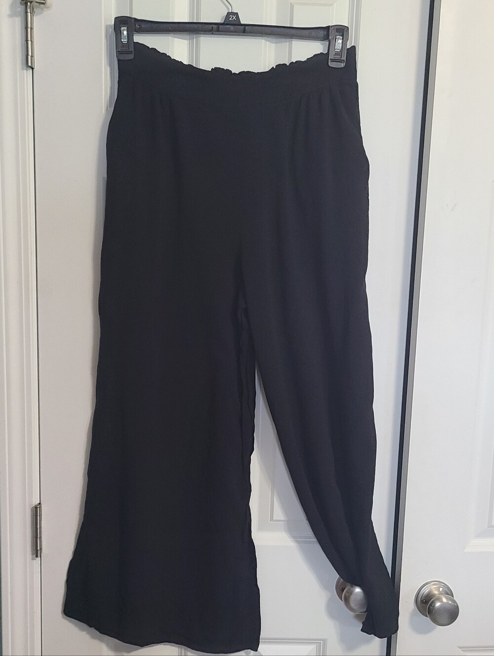H&M Black Wide-Leg Women's Pants